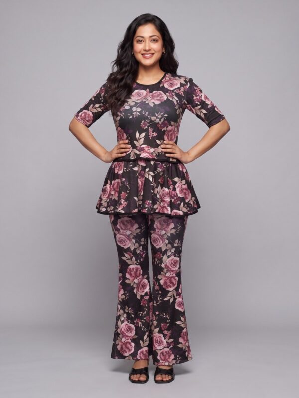 Midnight Floral Rose Co-ord