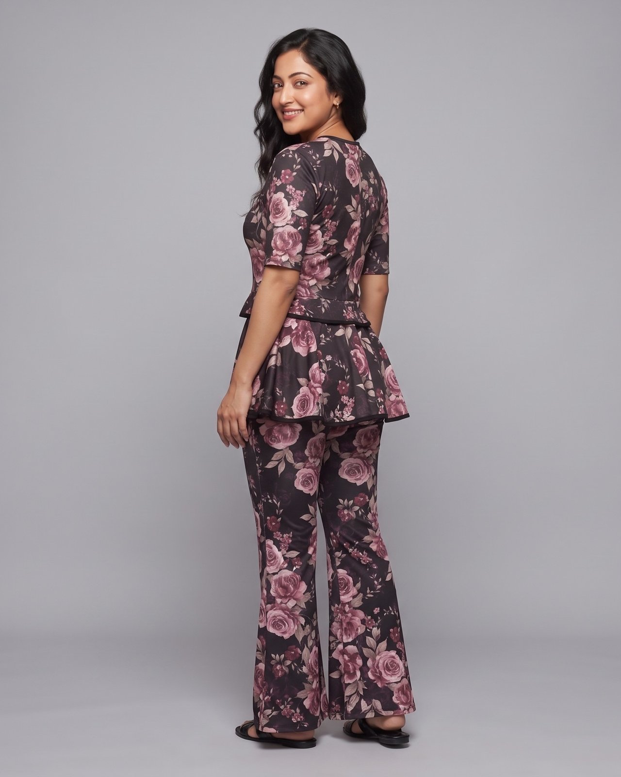 Midnight Floral Rose Co-ord