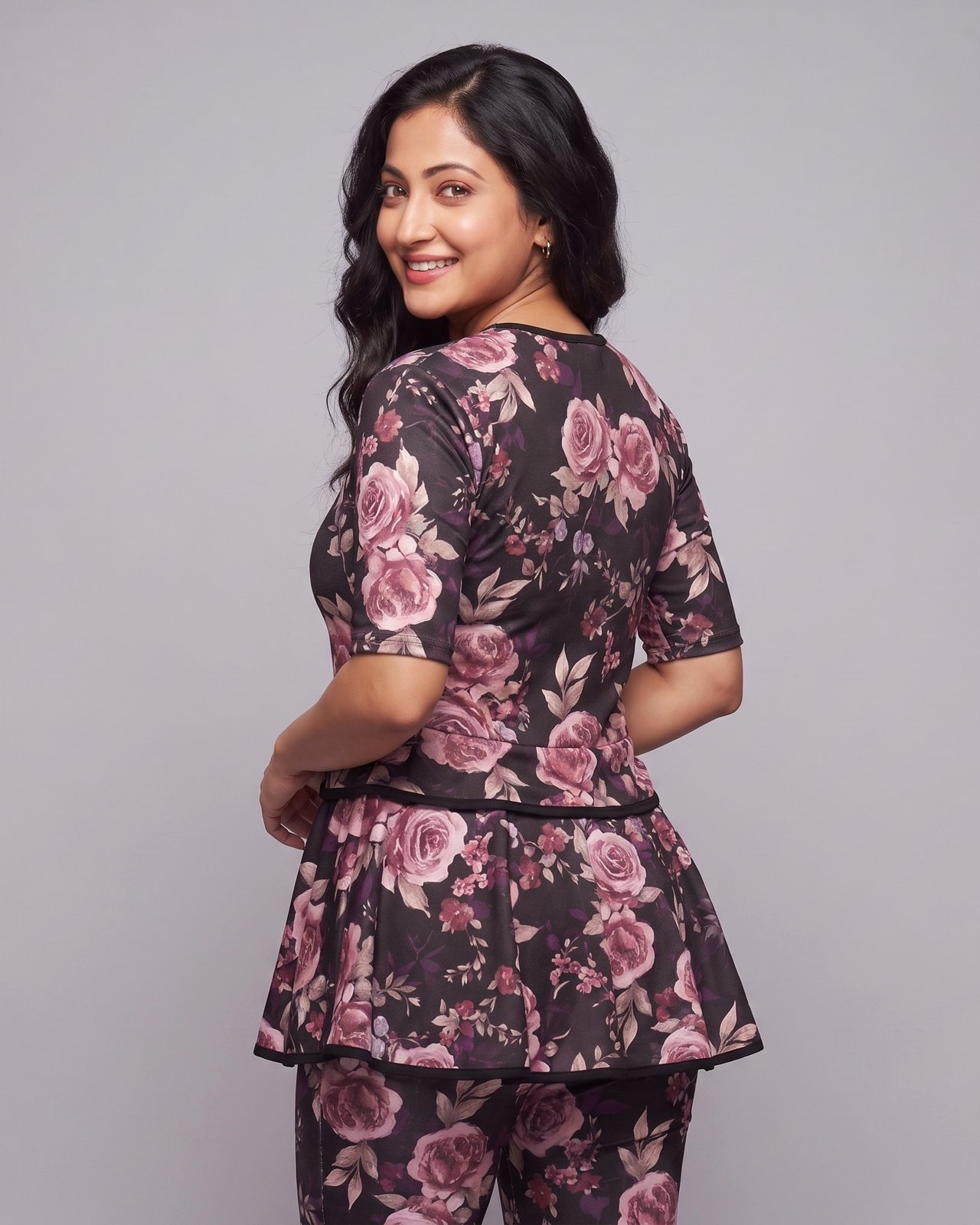 Midnight Floral Rose Co-ord