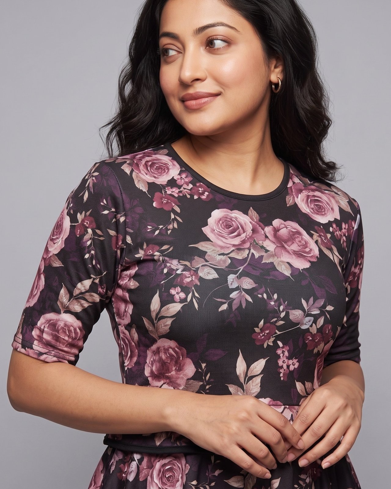 Midnight Floral Rose Co-ord
