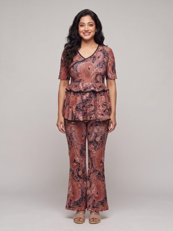 Crimson Paisley Co-ord