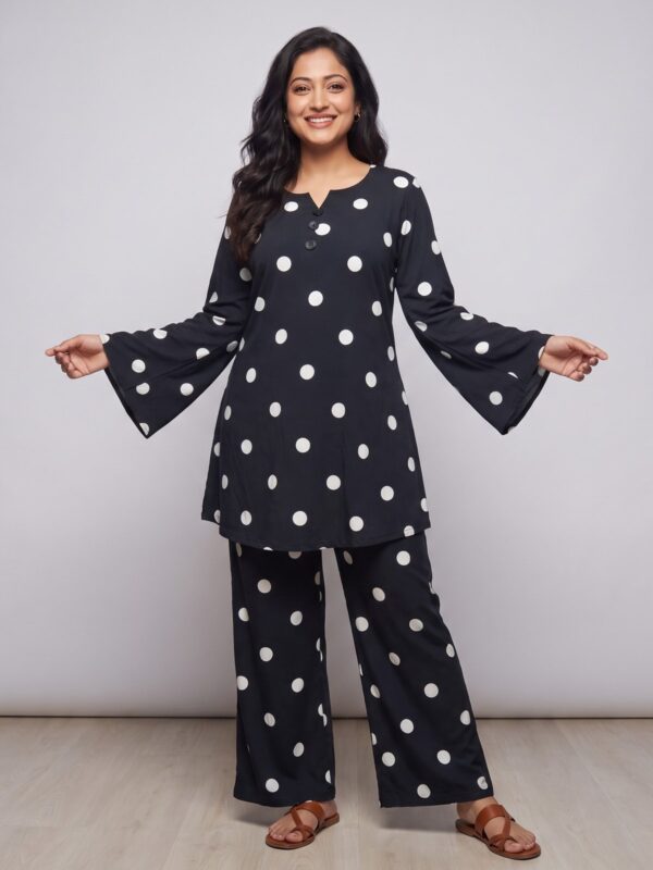 Midnight Polka Co-ord