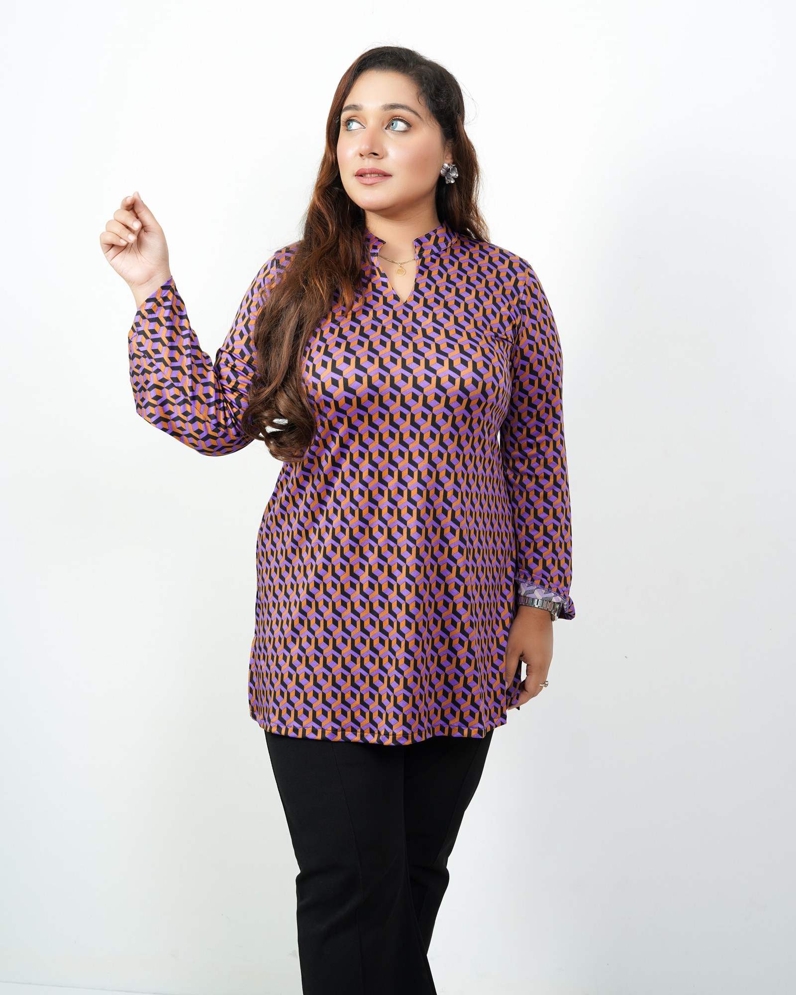 Purple Cube Top