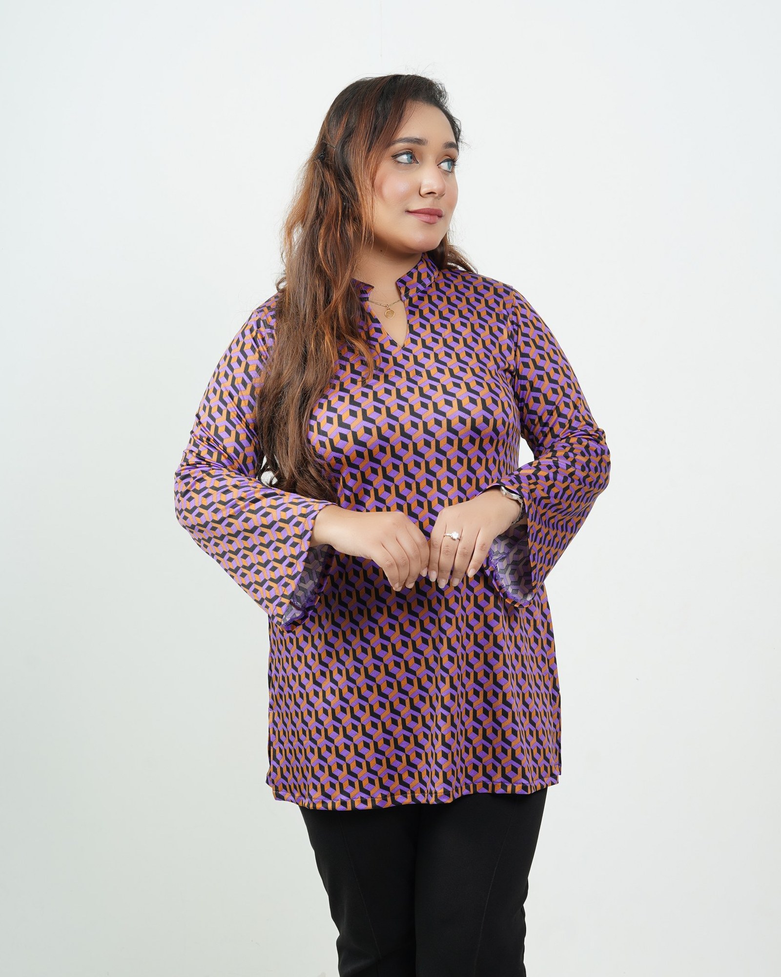Purple Cube Top