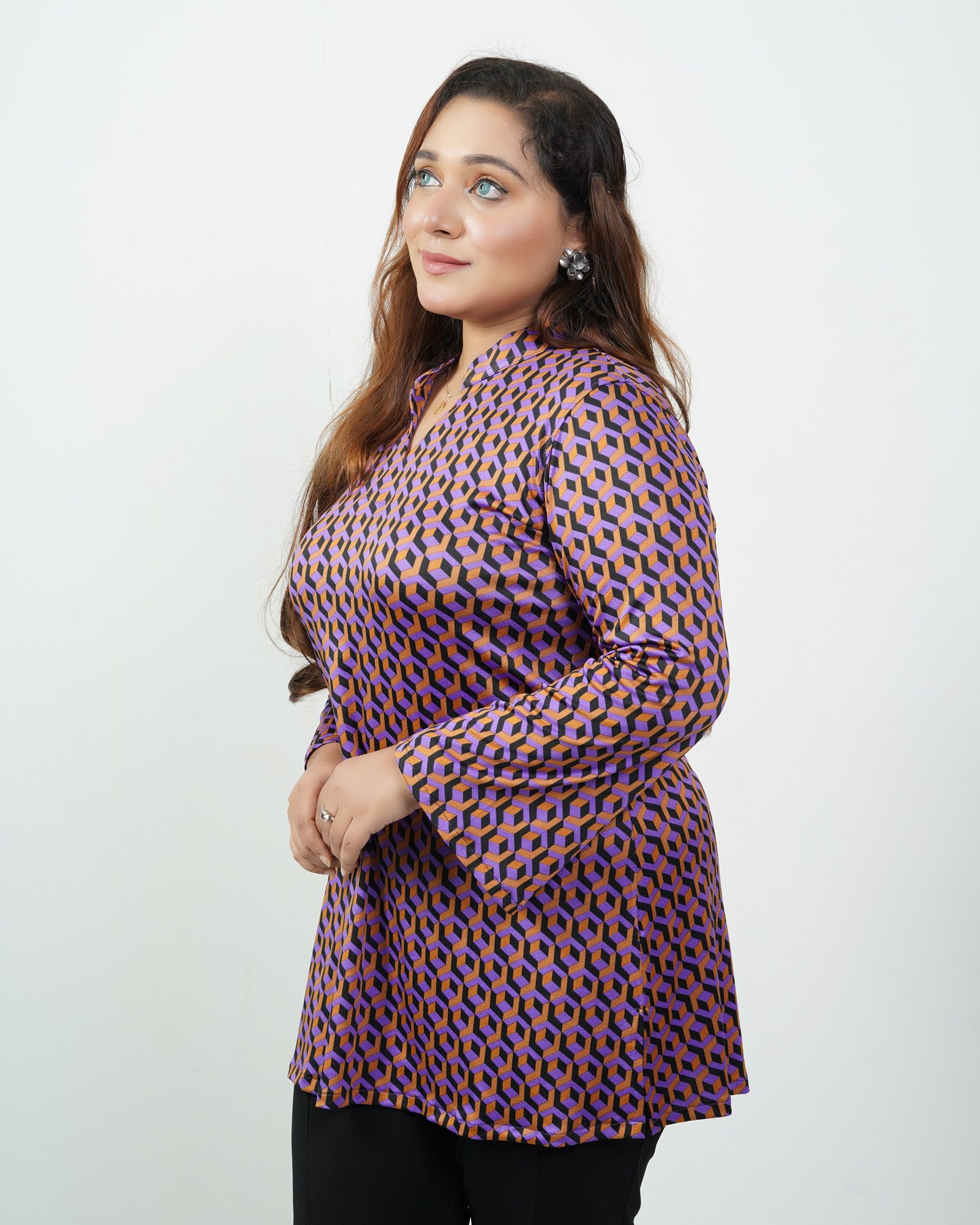 Purple Cube Top