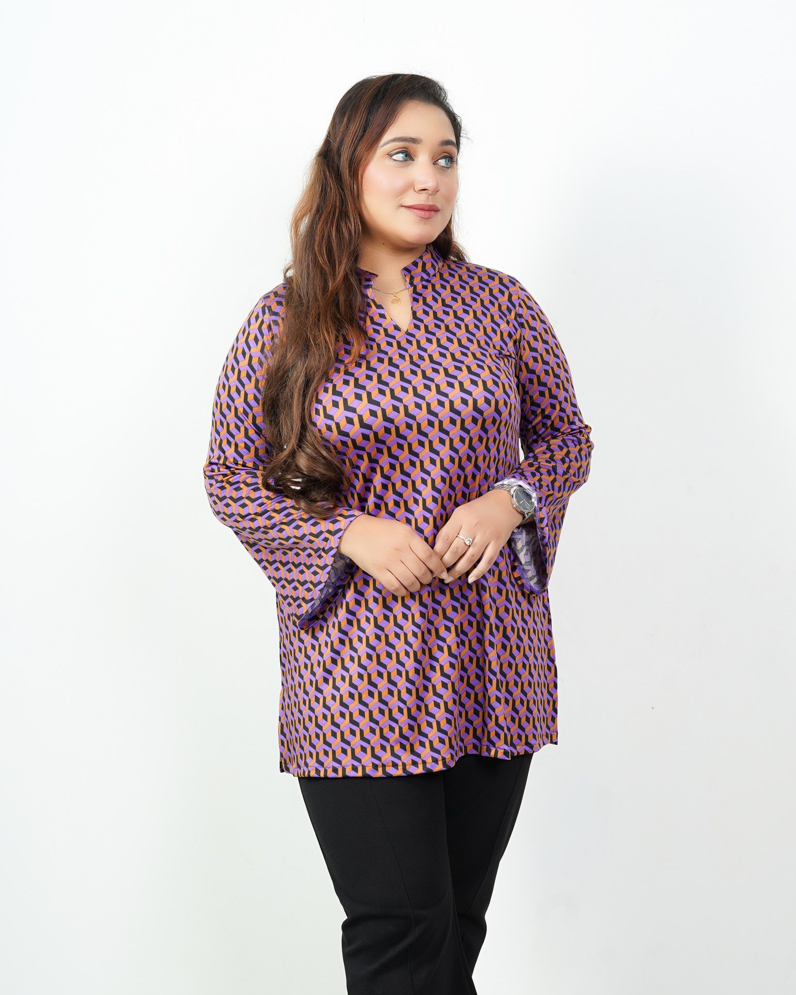 Purple Cube Top